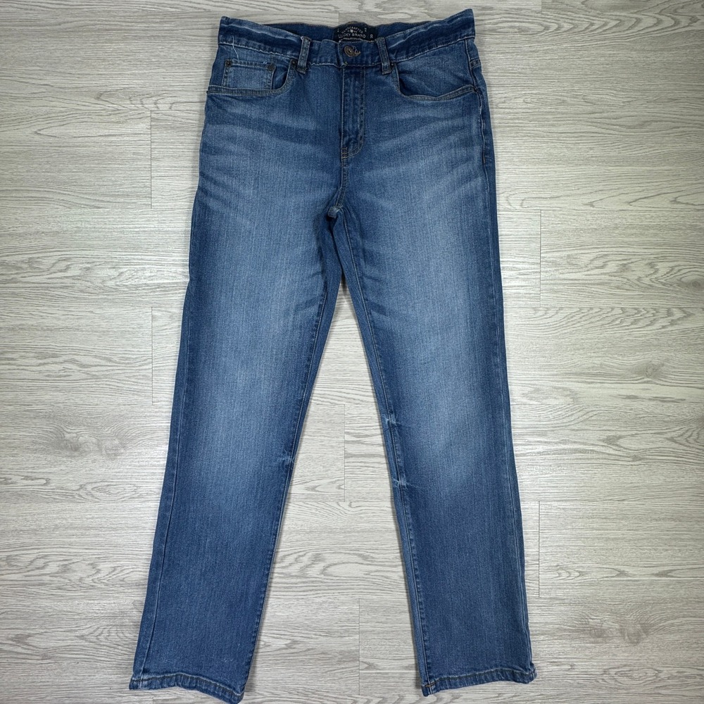 Lucky Brand Womens Jeans Classic Straight Leg Blue Denim Size 20 Stretch Comfort